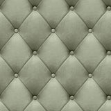 Veer Decor Faux Plush Quilted Diamond Upholstery Green Wallp