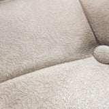 Veer Decor Faux Plush Quilted Diamond Upholstery Beige Wallp