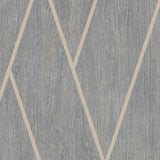 Veer Decor Wood Texture Chevron Blue Grey Wallpaper VRBR09-7