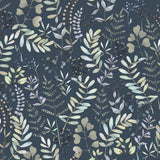 Veer Decor Olivia Botanical Navy Blue Wallpaper VRBT01-586