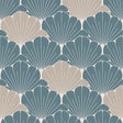 Veer Decor Giant Art Deco Gingko Leaf Green Wallpaper VREL04