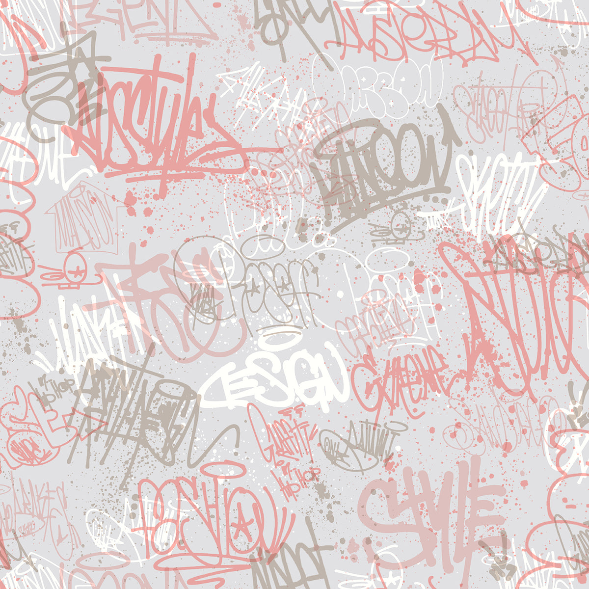 Veer Decor Graffiti Rose Wallpaper VRKG03-315