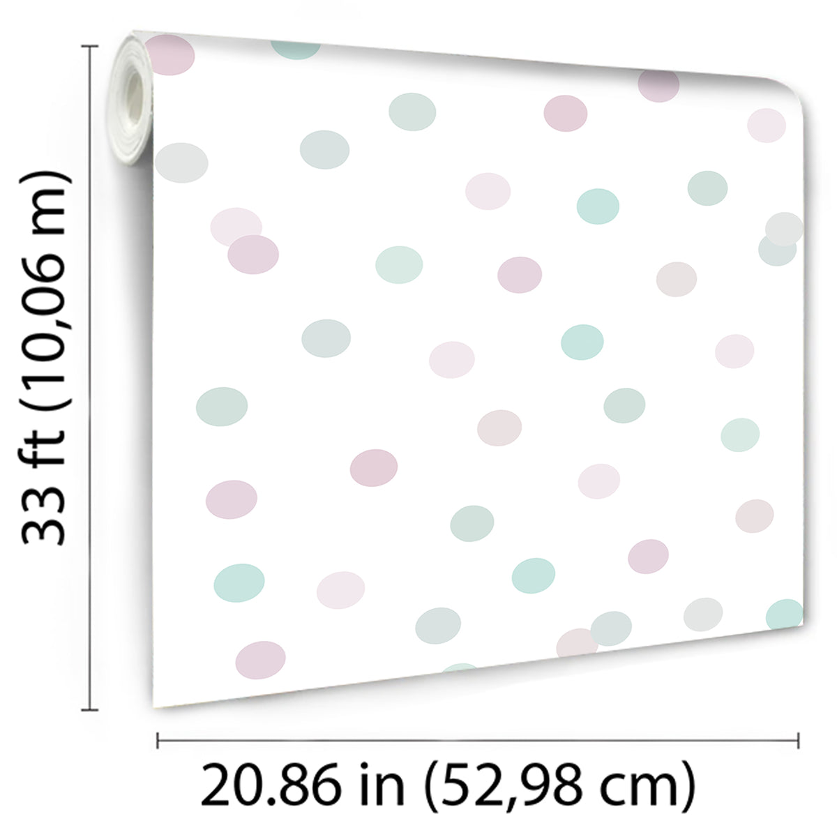 Veer Decor Polka Dot Party Pink Wallpaper VRKG03-915