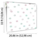 Veer Decor Polka Dot Party Pink Wallpaper VRKG03-915