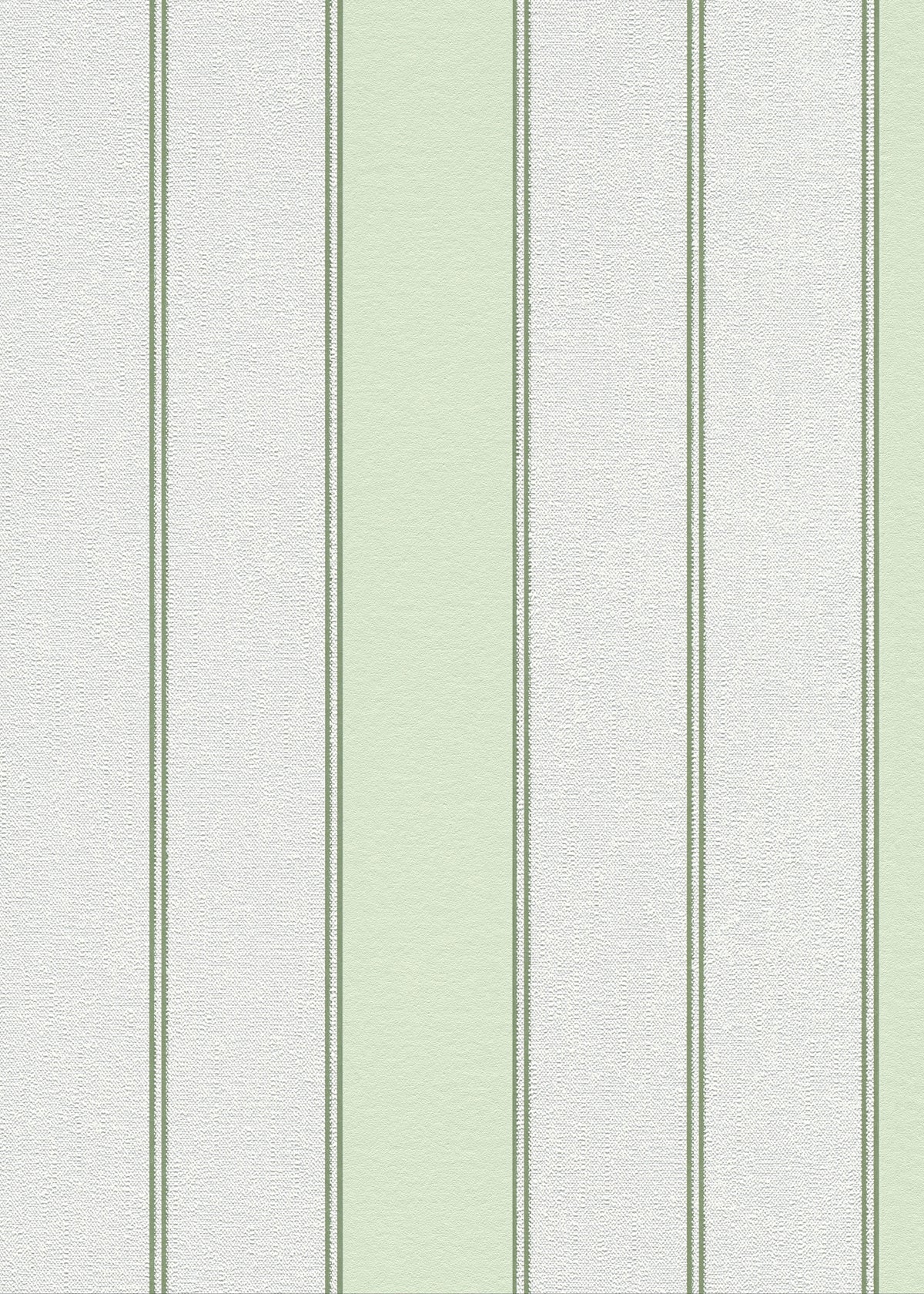 Veer Decor Sculpted Panel Stripe Green Wallpaper VRMB007-106