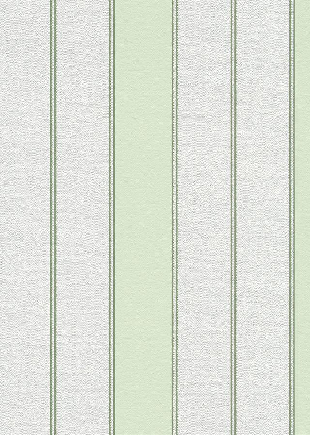 Veer Decor Sculpted Panel Stripe Green Wallpaper VRMB007-106