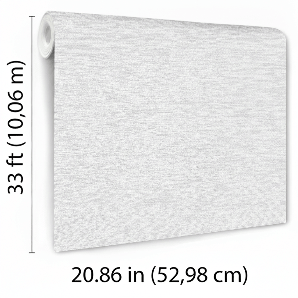 Veer Decor Linen Slub Grey Wallpaper VRMB010-1055