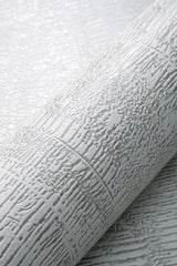 Veer Decor Sculpted Bark Crosshatch Anthracite Wallpaper VRM