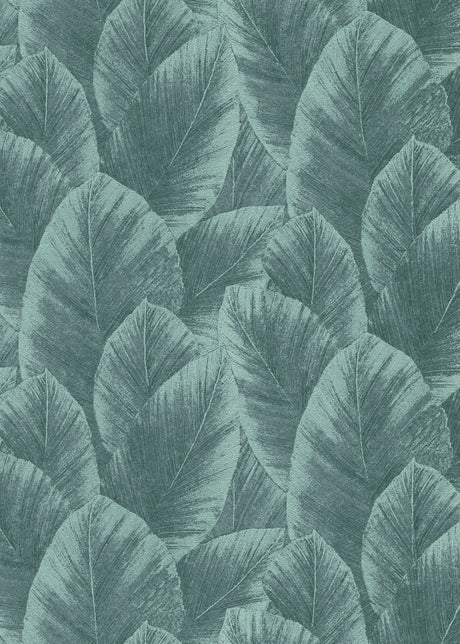 Veer Decor Etched Palm Canopy Green Wallpaper VRMB207-1060