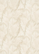Veer Decor Etched Palm Canopy Cream Wallpaper VRMB214-1060
