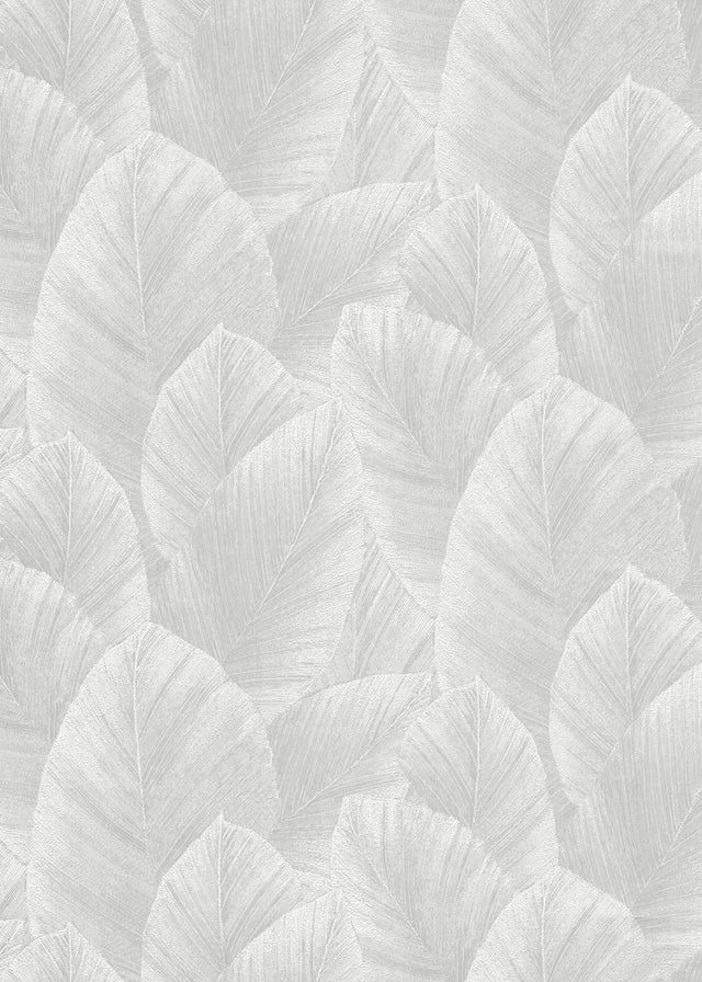 Veer Decor Etched Palm Canopy Light Grey Wallpaper VRMB231-1