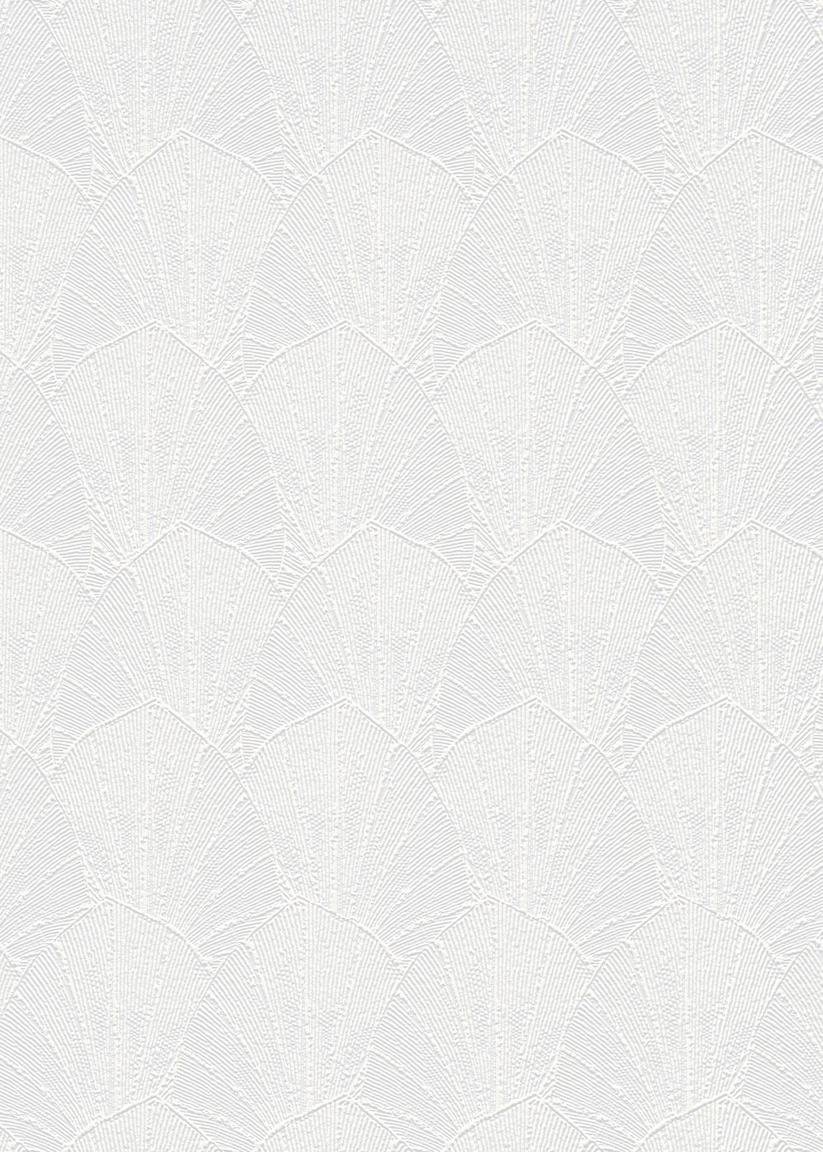 Veer Decor Sculpted Fan Leaf Light Grey Wallpaper VRMB331-10