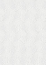 Veer Decor Sculpted Fan Leaf Light Grey Wallpaper VRMB331-10