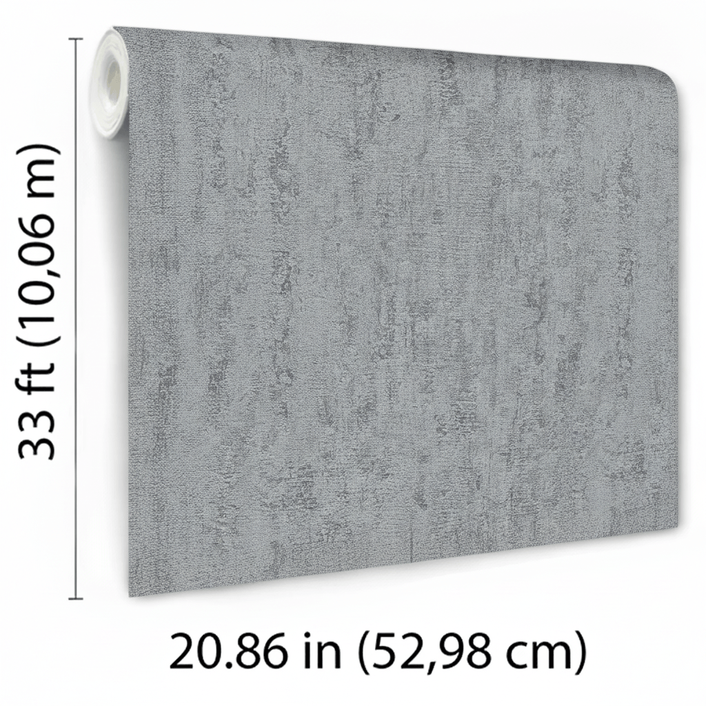 Veer Decor Stardust Plaster Grey Wallpaper VRMB510-1055