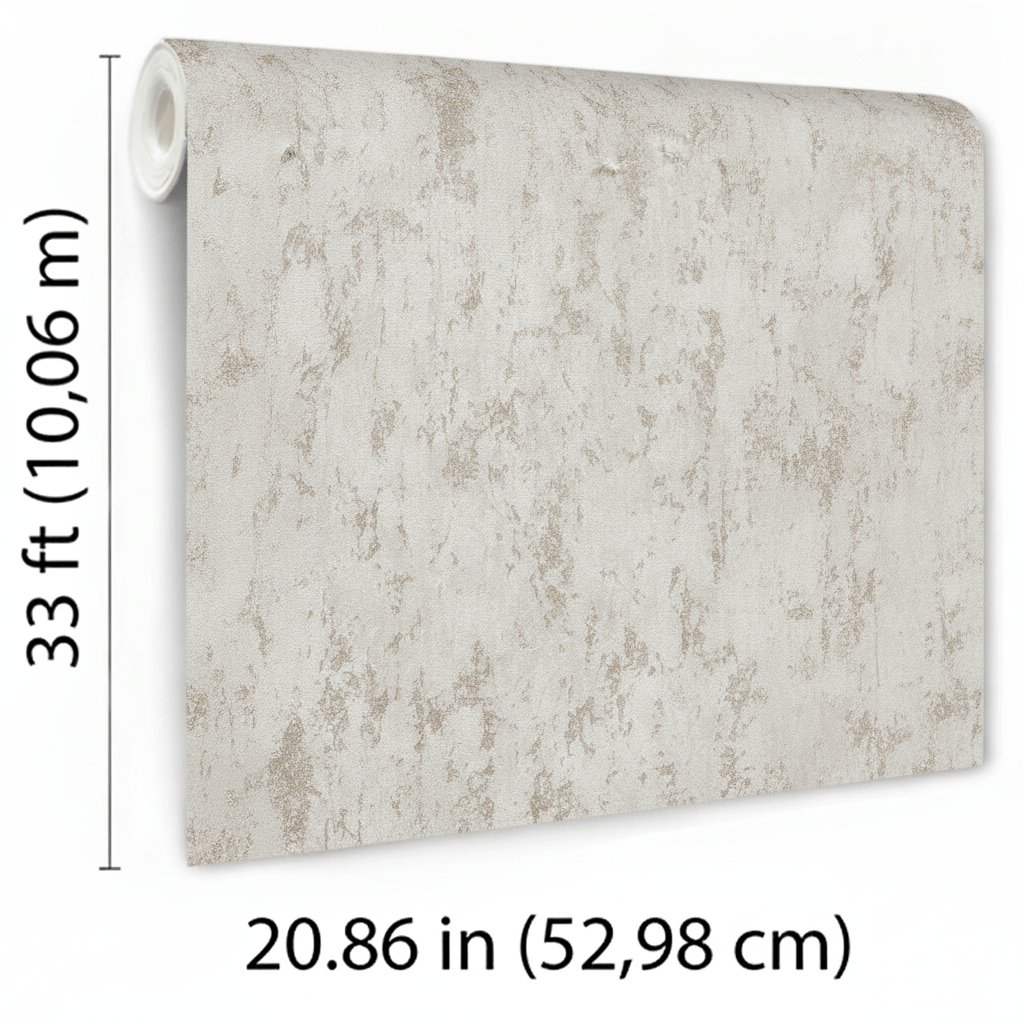Veer Decor Weathered Fresco Brown Wallpaper VRMB511-1060