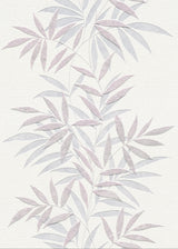 Veer Decor Raised Bamboo Leaf Pink Wallpaper VRMB705-1060
