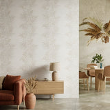 Veer Decor Raised Bamboo Leaf Black Wallpaper VRMB715-1060