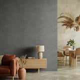 Veer Decor Sculpted Whispering Dunes Anthracite Wallpaper VR