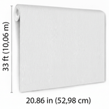 Veer Decor Sculpted Vertical Reed White Wallpaper VRMB901-10