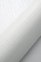Veer Decor Sculpted Vertical Reed White Wallpaper VRMB901-10