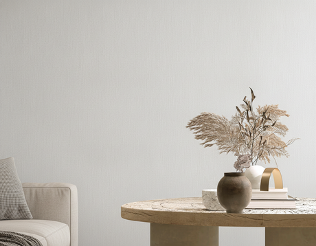 Veer Decor Sculpted Vertical Reed White Wallpaper VRMB901-10