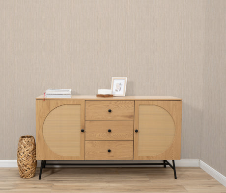 Veer Decor Fine Vertical Linen Texture Beige Wallpaper VRPH0