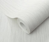 Veer Decor Fine Vertical Linen Texture Light Grey Wallpaper 