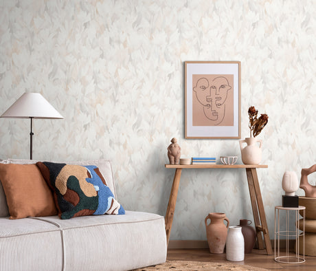 Veer Decor Sylvan Blooms Beige Wallpaper VRPH602-1058