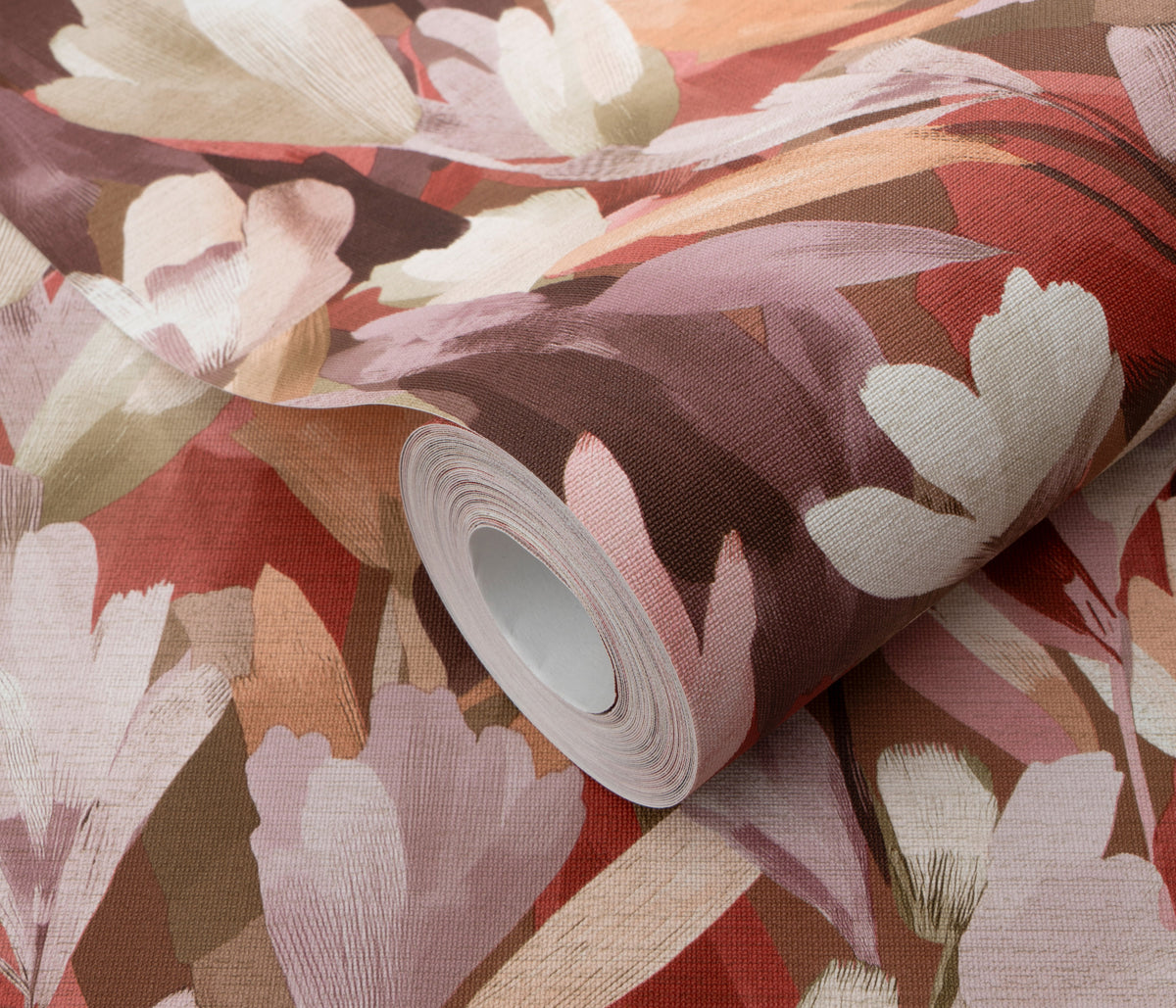 Veer Decor Sylvan Blooms Red Wallpaper VRPH606-1058