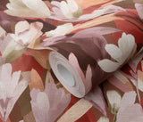 Veer Decor Sylvan Blooms Red Wallpaper VRPH606-1058