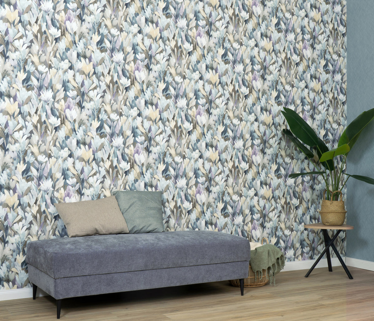 Veer Decor Sylvan Blooms Purple Wallpaper VRPH609-1058