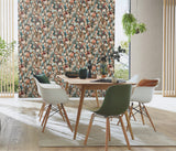 Veer Decor Sylvan Blooms Brown Wallpaper VRPH611-1058