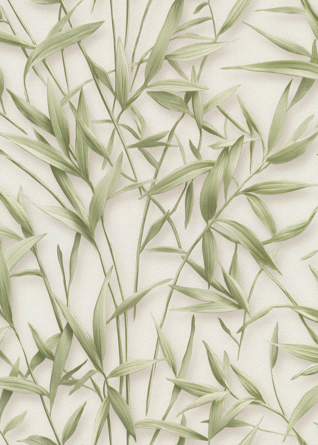 Veer Decor Sylvan Bamboo Fronds Green Wallpaper VRPH707-1058