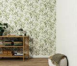 Veer Decor Sylvan Bamboo Fronds Green Wallpaper VRPH707-1058