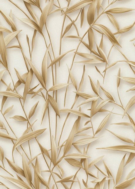 Veer Decor Sylvan Bamboo Fronds Brown Wallpaper VRPH711-1058