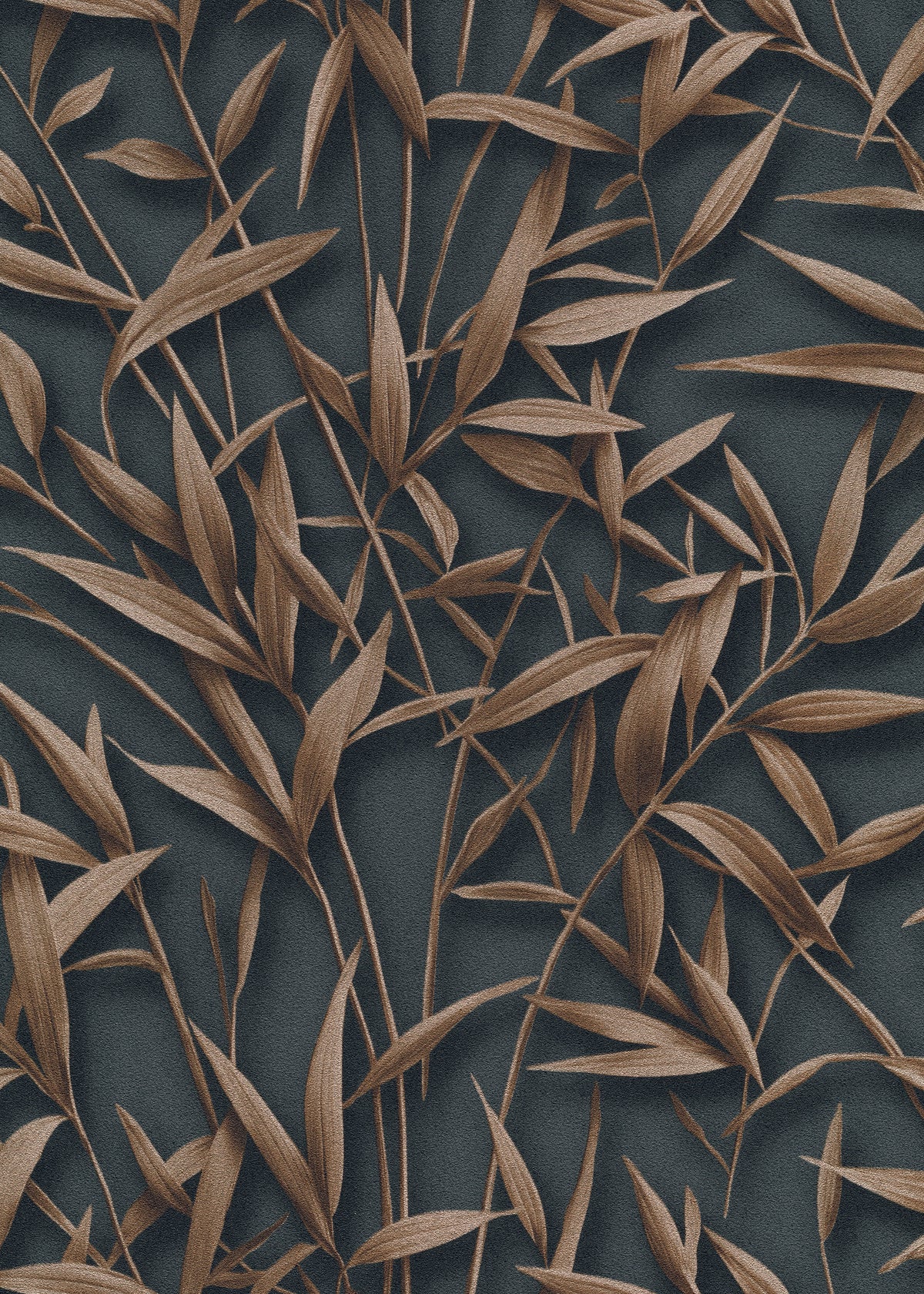 Veer Decor Sylvan Bamboo Fronds Anthracite Wallpaper VRPH747