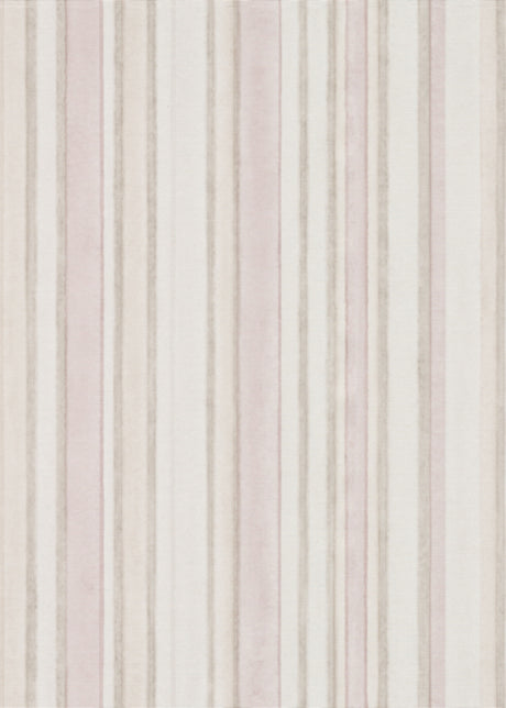 Veer Decor Soft Watercolor Stripe Pink Wallpaper VRPH805-105