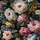 Veer Decor Floral Painting Pink Peel & Stick Wallpaper VRPS0