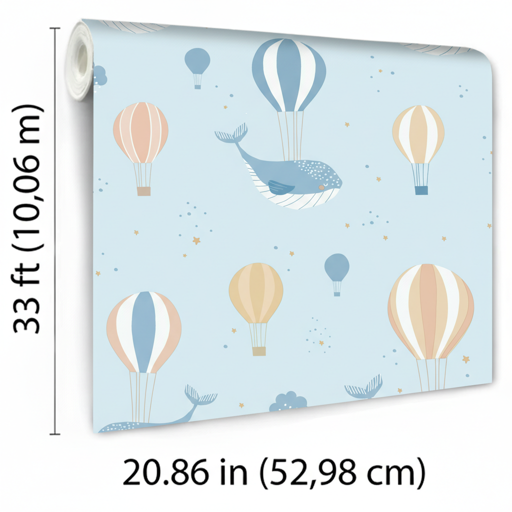 Veer Decor Celestial Sea Blue Wallpaper VRSD01-62
