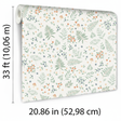 Veer Decor Bramble & Bloom Blue Wallpaper VRSD01-66