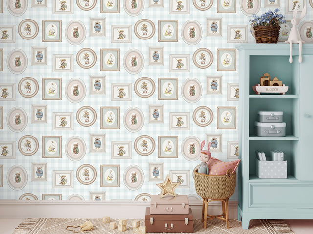 Veer Decor Woodland Gallery Green Wallpaper VRSD04-67