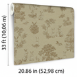 Veer Decor Cottontails Bunny Toile Beige Wallpaper VRSD07-71