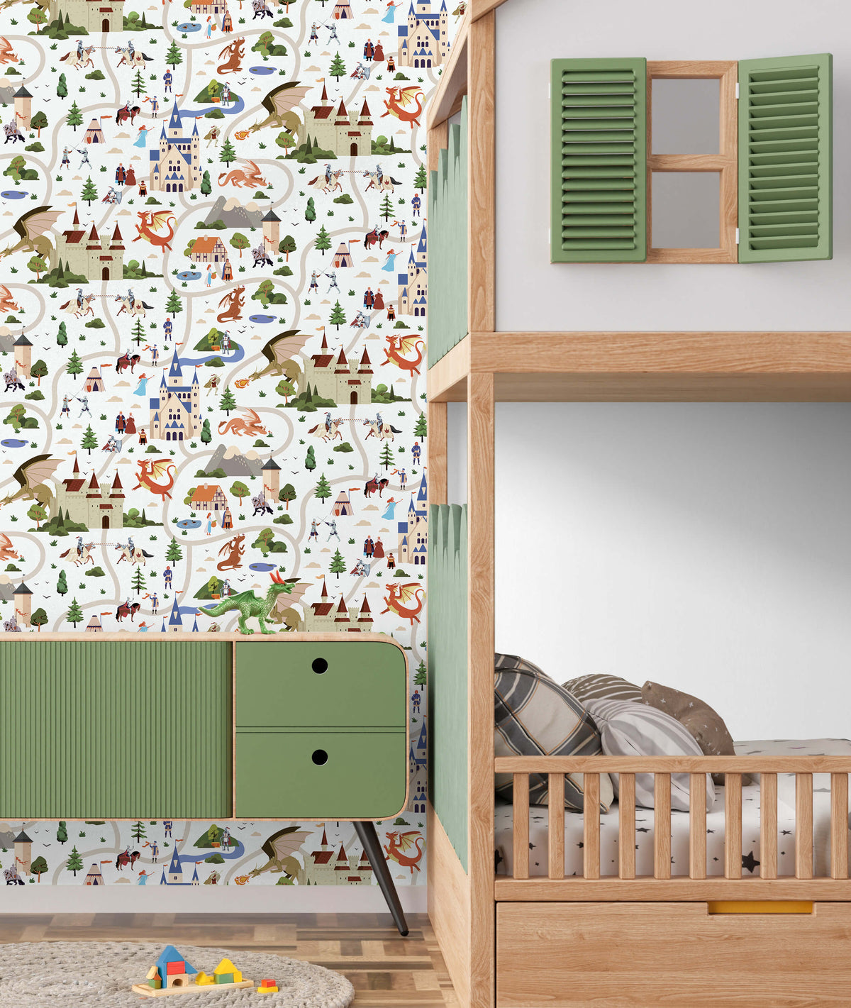 Veer Decor Knights Adventures Multicolor Wallpaper VRSD10-63