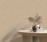 Veer Decor Faux Hemp Texture Taupe Wallpaper VRTN03-290