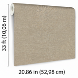 Veer Decor Faux Hemp Texture Warm Grey Wallpaper VRTN04-290