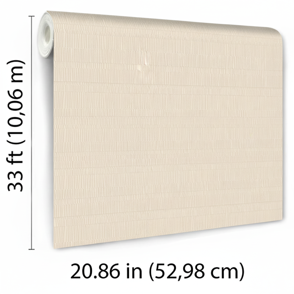 Veer Decor Pleated Origami Texture Beige Wallpaper VRTN30-29