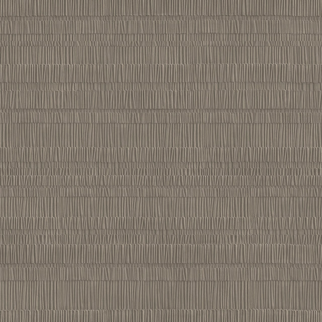 Veer Decor Pleated Origami Texture Roasted Cashew Wallpaper 