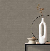 Veer Decor Pleated Origami Texture Roasted Cashew Wallpaper 