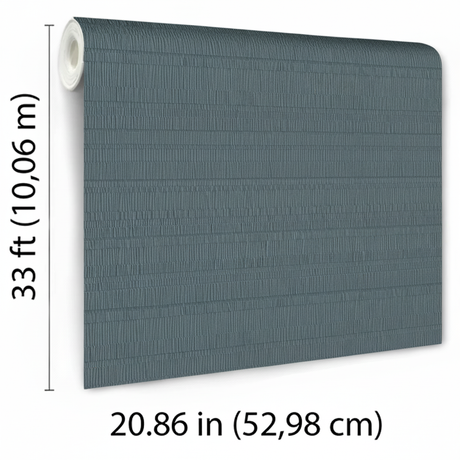 Veer Decor Pleated Origami Texture Blue Fusion Wallpaper VRT