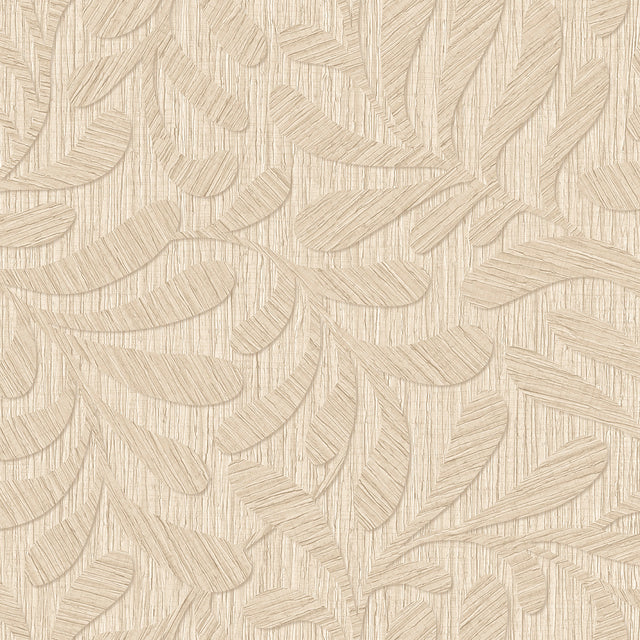 Veer Decor Carved Foliage Natural Wallpaper VRTN50-290